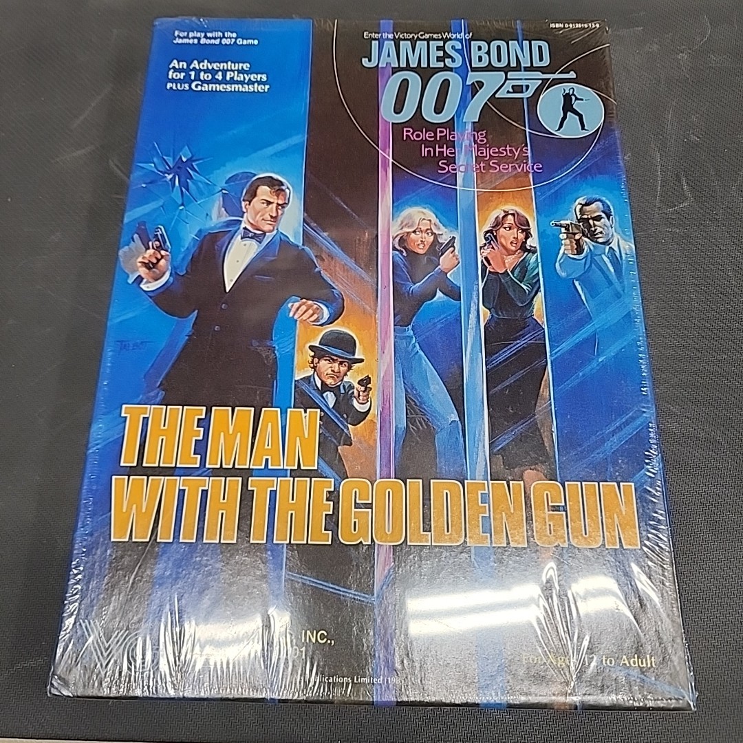 James Bond 007 The Man with the Golden Gun Box Set - Victory Games Sealed New