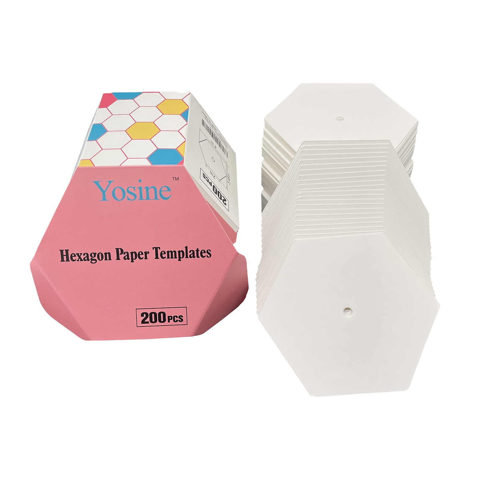 200pcs 2 Inch Paper Piecing Paper for Quilting DIY Patchwork Sewing CraftsQui...