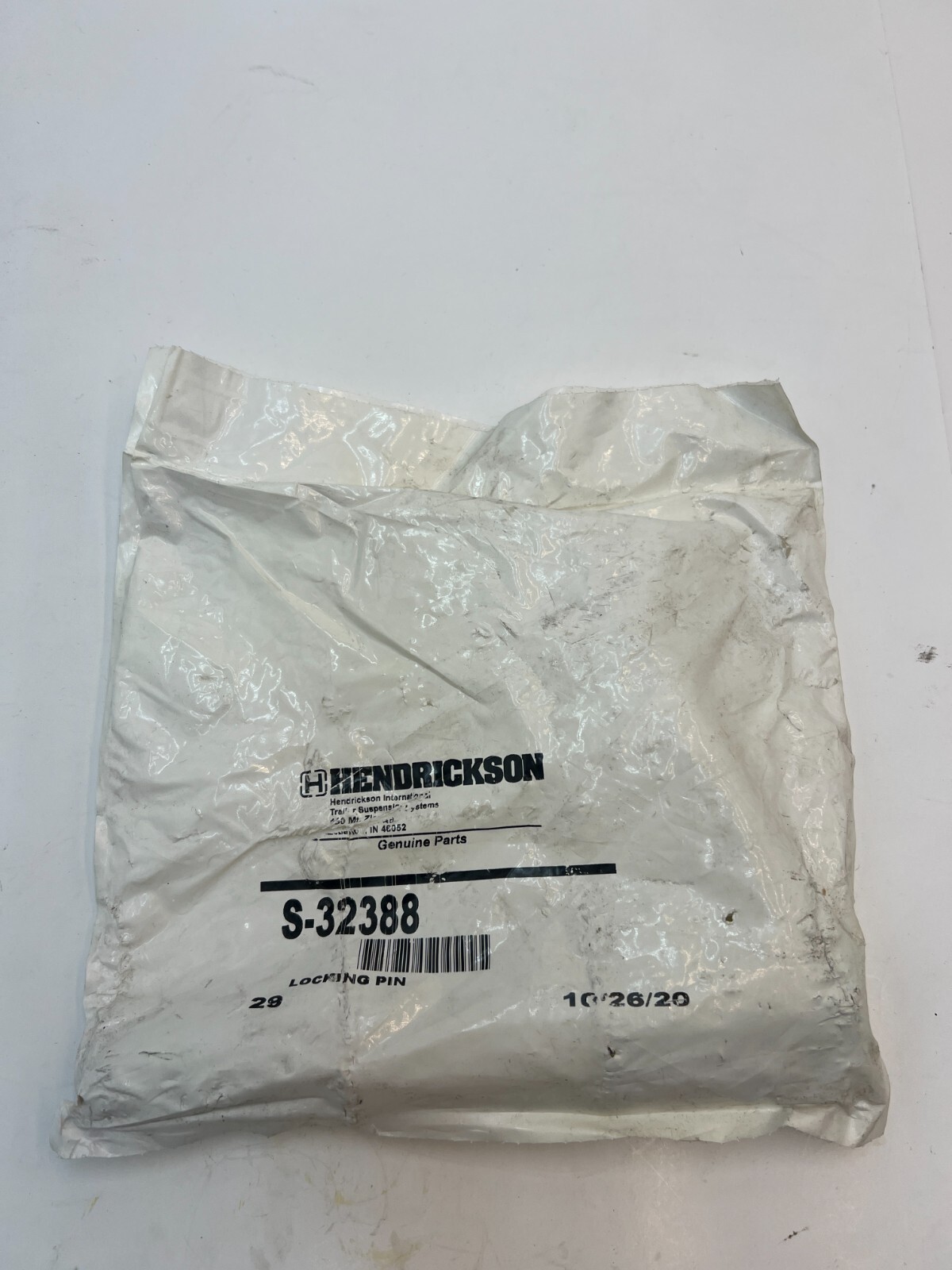 Genuine OEM Hendrickson S-32388 Slide Locking Pin, 1.625" Head Size, 8.0" OAL