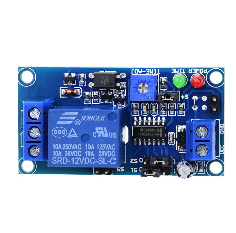DC 12V Delay Relay Delay Turn on/Delay Turn off Timer Switch Module New