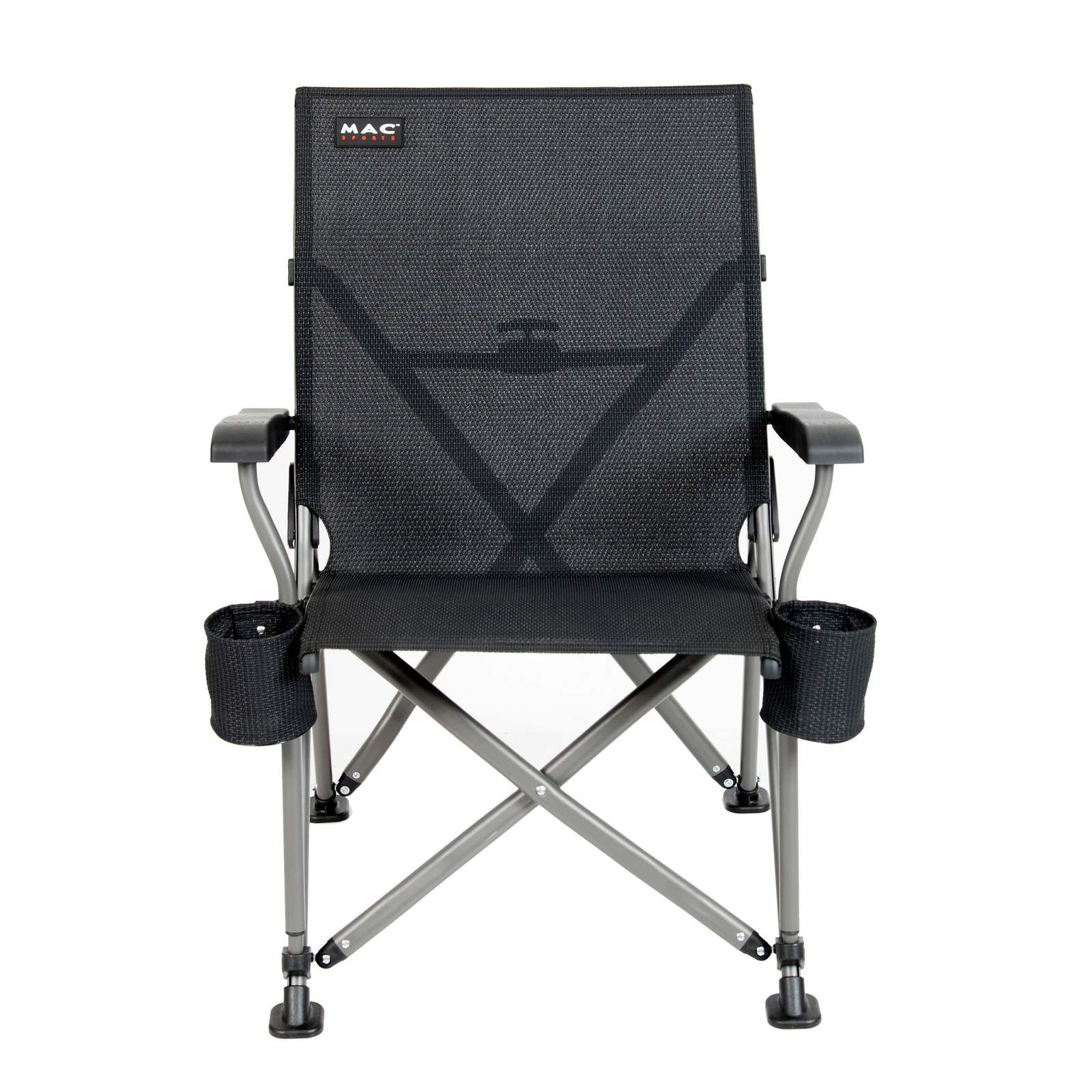 Mac Sports Heavy Duty Folding Portable Camp Chair, Aluminum, 375 lb Capacity NEW