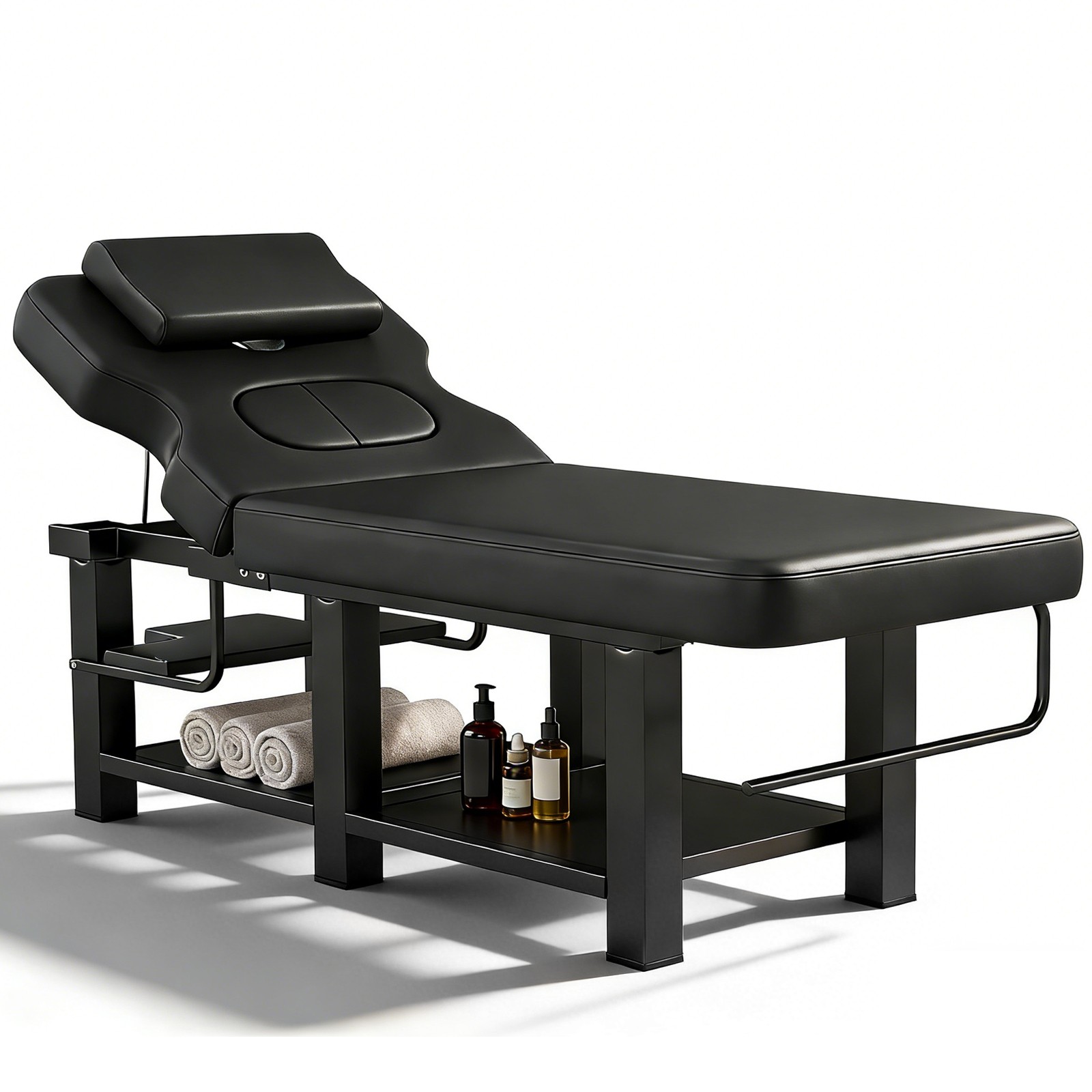 Heavy Duty Massage Treatment Table Facial Bed Salon Beauty w/Open-Chest,Headrest