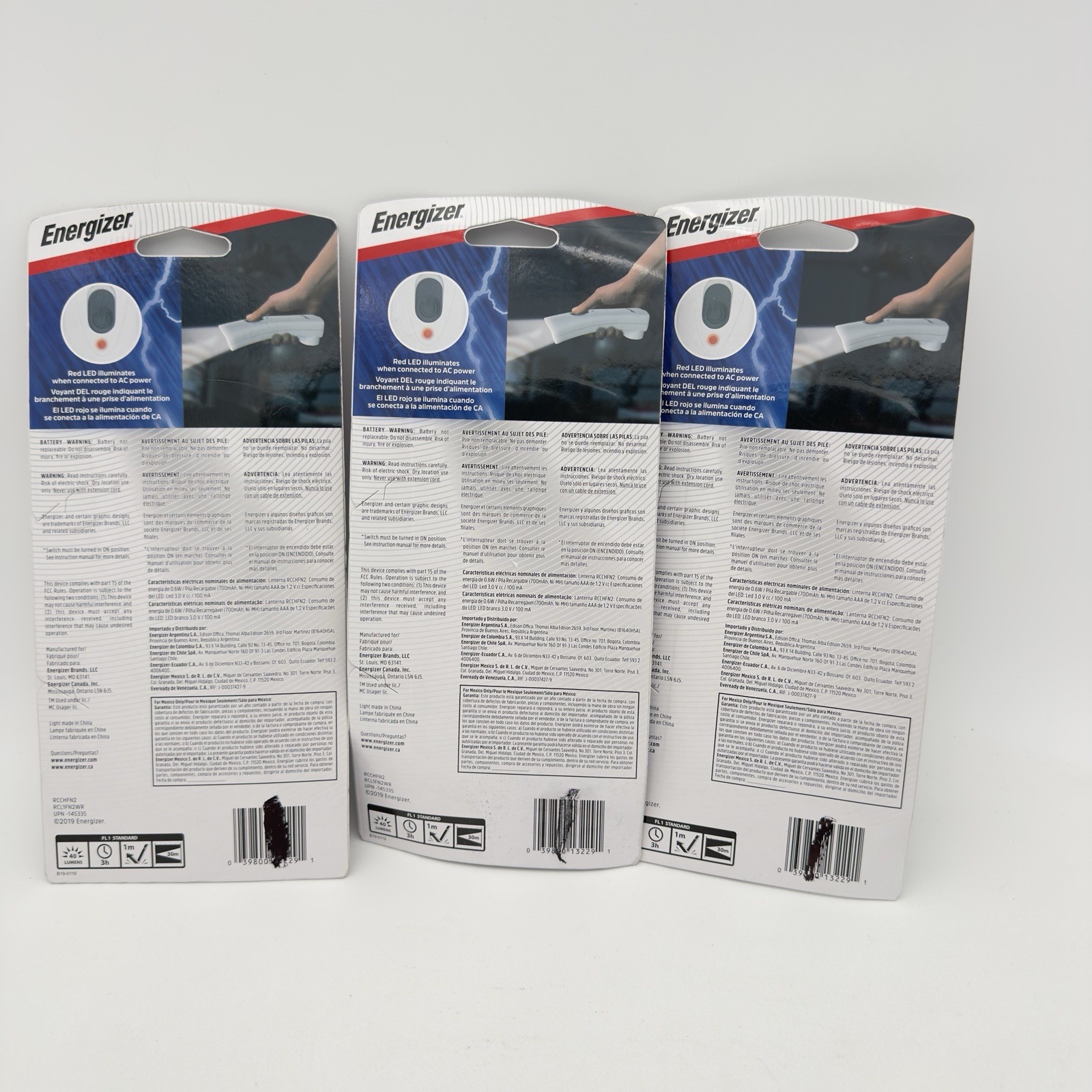 Energizer Weather-Ready Rechargeable LED Flashlight - 3 Pack