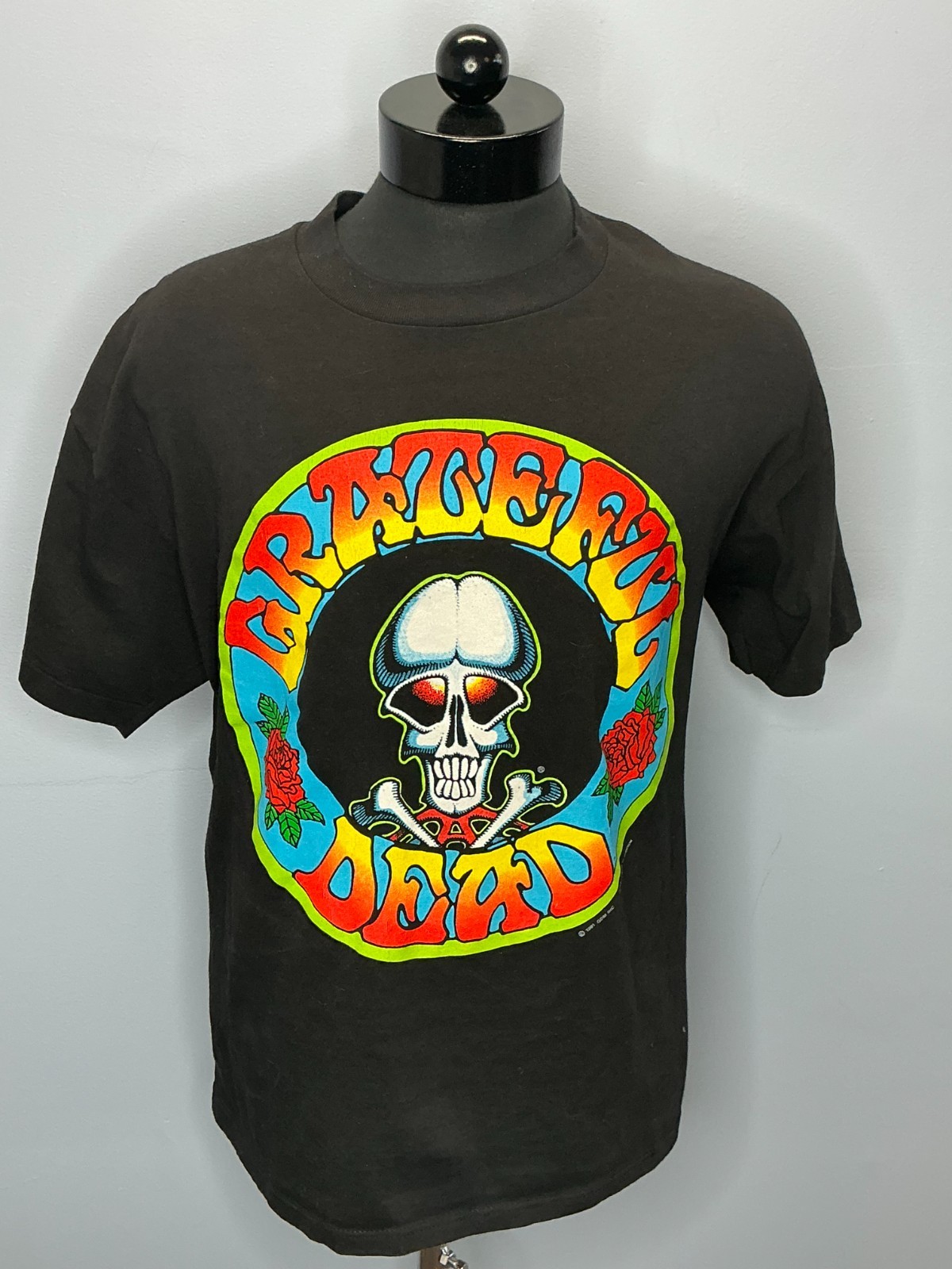 Grateful Dead Shirt T Shirt Vintage 1991 Aoxomoxoa Rick Griffin Art Skulls XL