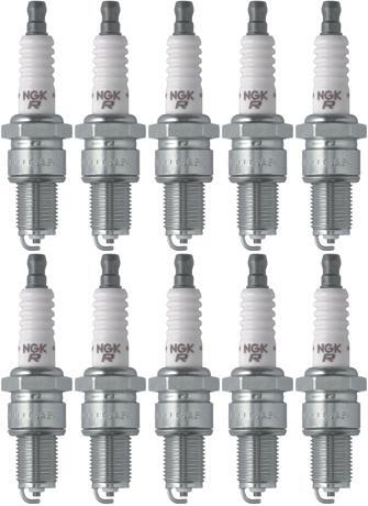 Set of 10 NGK Standard Spark Plugs Polaris 600 SWITCHBACK 2010-2008 Engine 600cc