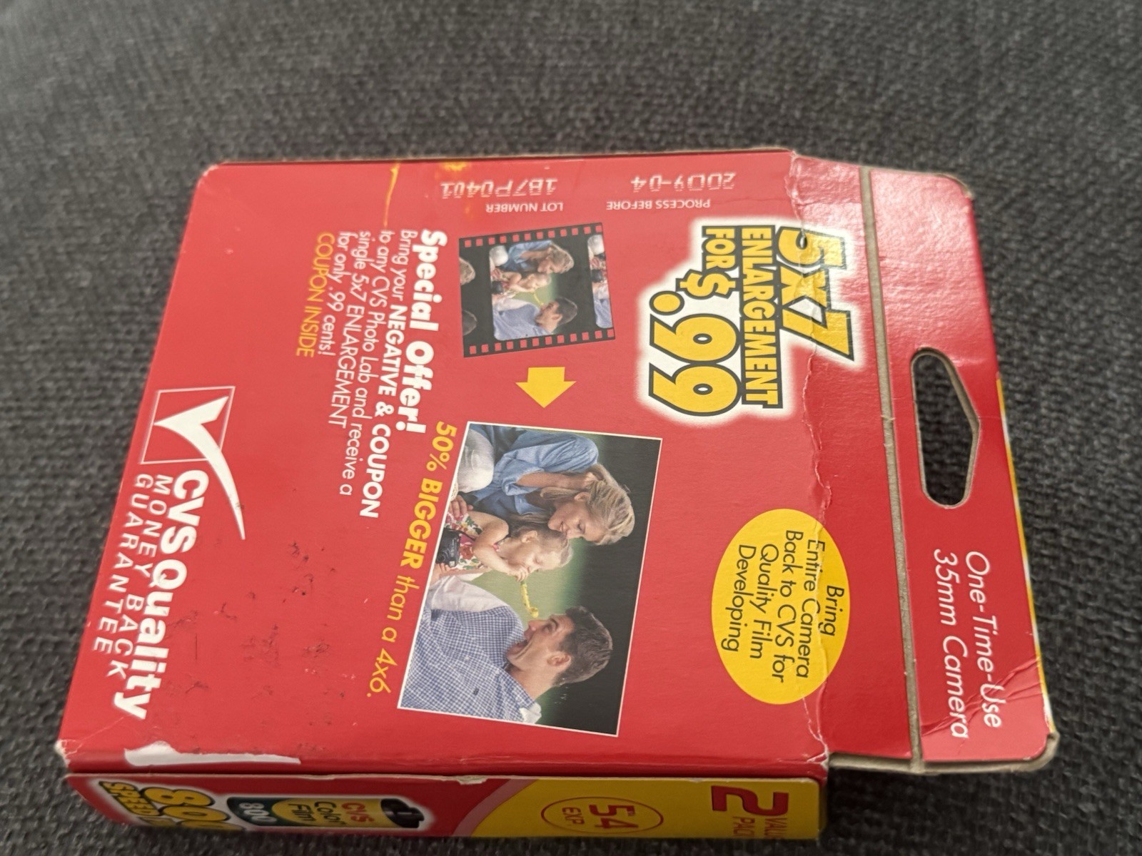 CVS Flash Indoor & Outdoor Camera 2-Pack 54 Exposures NEW