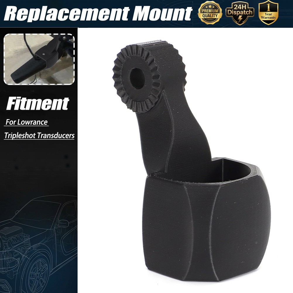 For Lowrance Tripleshot Transducers Replacement Mount Support Bracket Reinforced