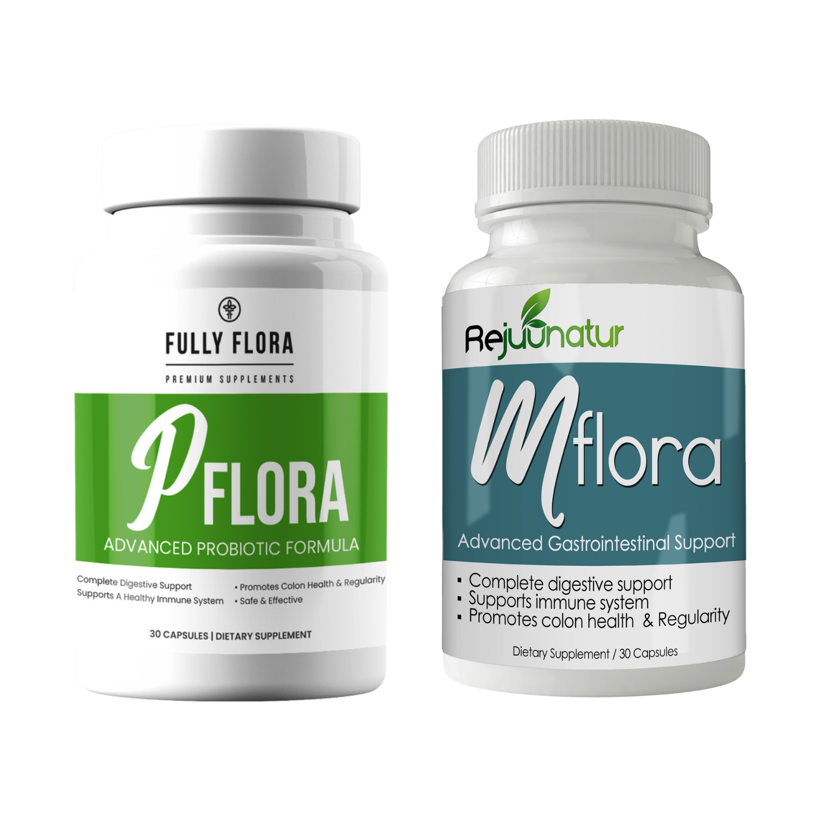 Pflora and MFlora Probiotic Supplements Digestive Health Supports Immune System