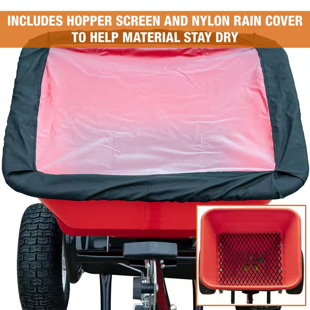 100 Lbs. Capacity Grounds Keeper All-Seasons Walk behind Broadcast Spreader for