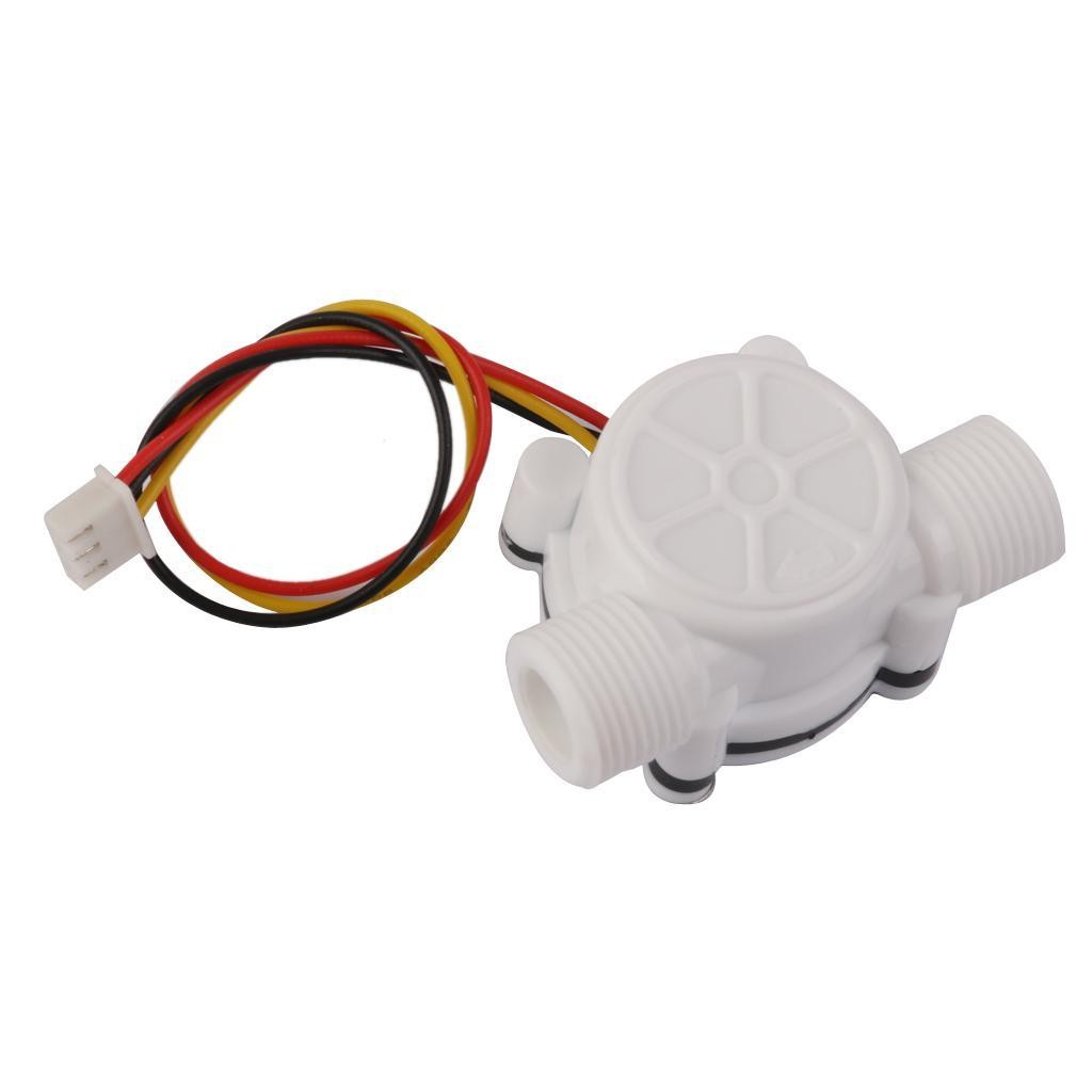 G3/8\" Water Flow Sensor Flowmeter Switch Controller Meter