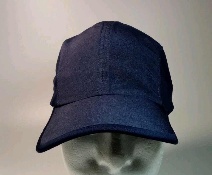 Brooks Running Hat Runners Cap Blue Lightweight Adjustable Fabric Strap