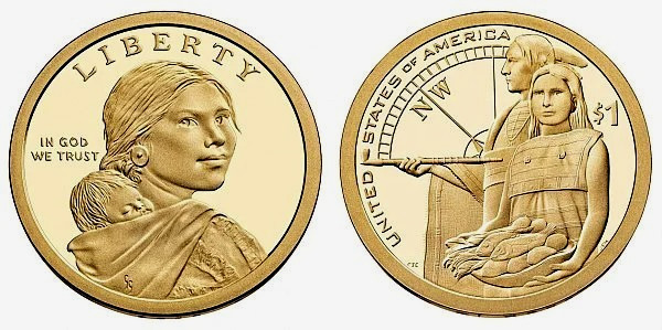 2014 PDS Sacagawea Dollars Unc in Mint Cello + PROOF