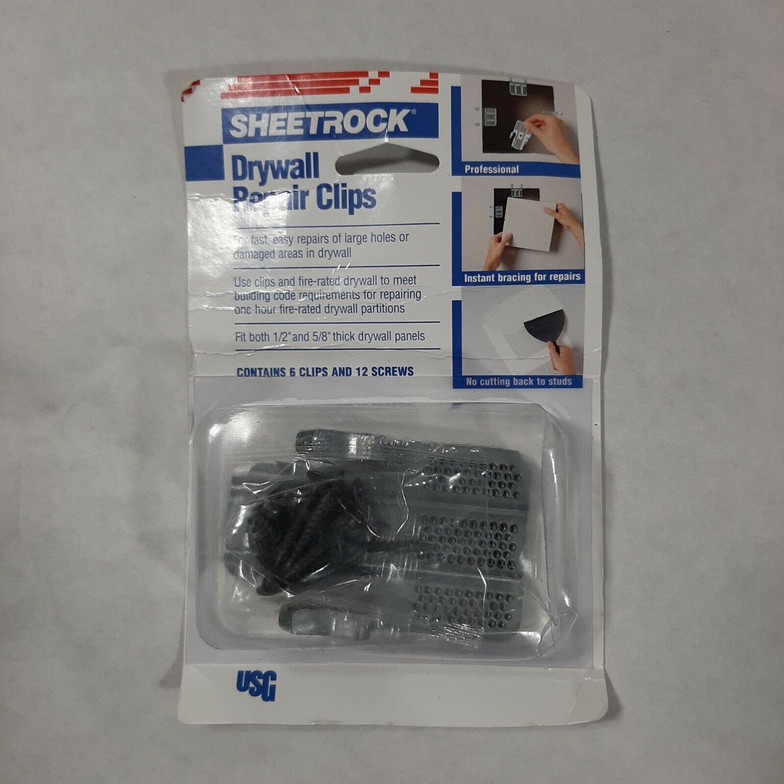 Sheetrock Reinforced Metal Dry Wall Repair Kit