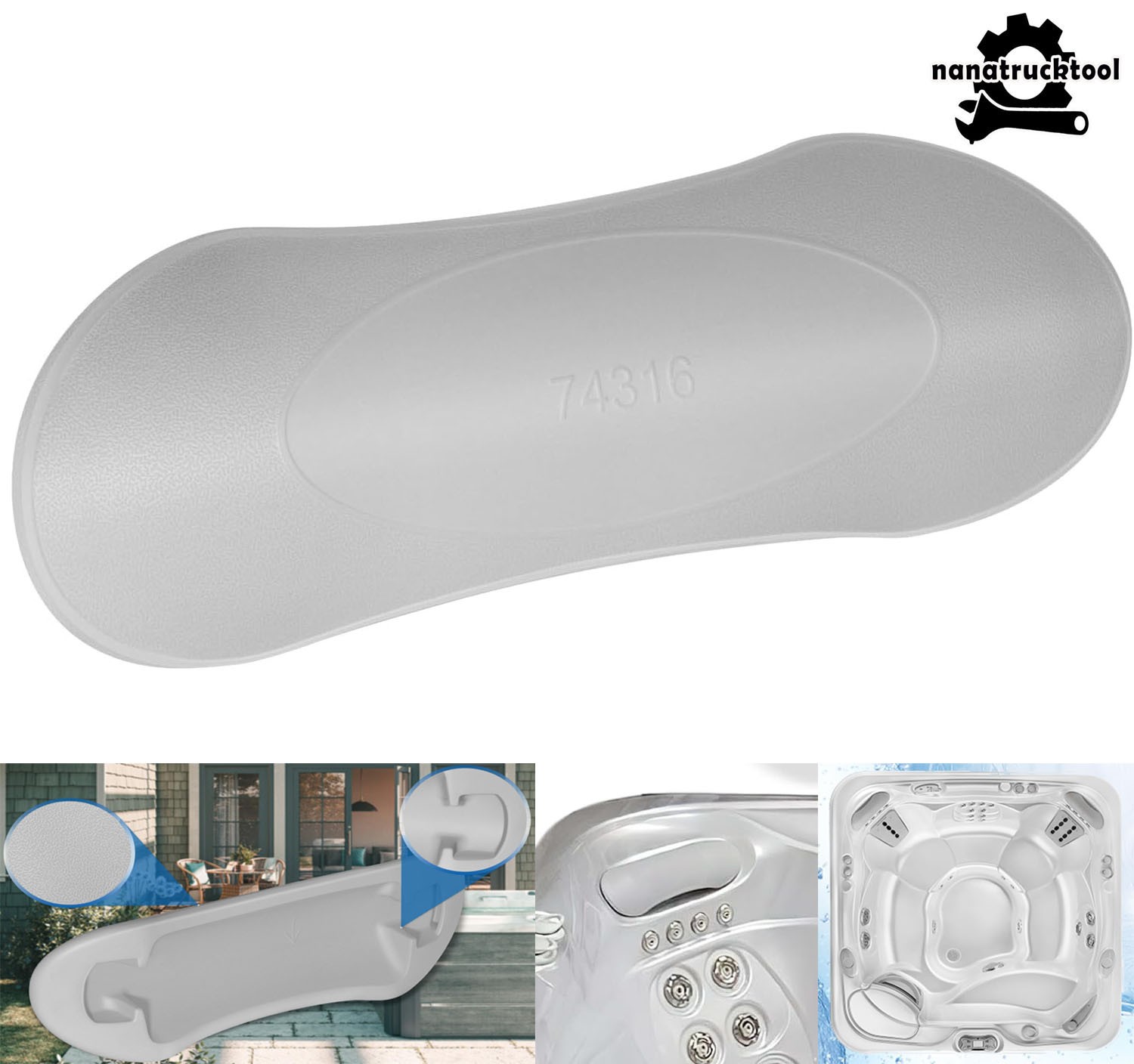 For 2007-2013 Aria, Envoy, Grandee, Jetsetter 74316 74317 Hot Tub Spa Pillow 1PC