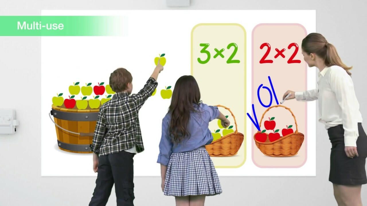 EPSON 595Wi Interactive projector for classroom and office presentations