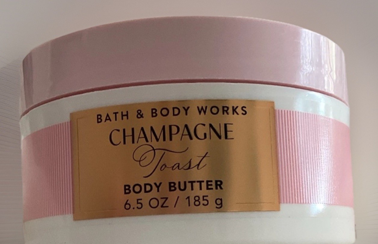 Bath & Body Works CHAMPAGNE TOAST Fragrance Body Butter 6.5 oz NEW
