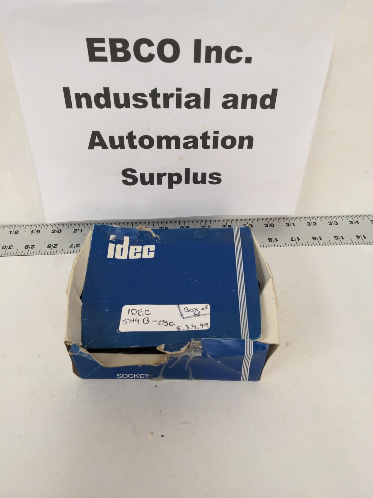 IDEC SOCKET SH4B-05C, BOX OF 4