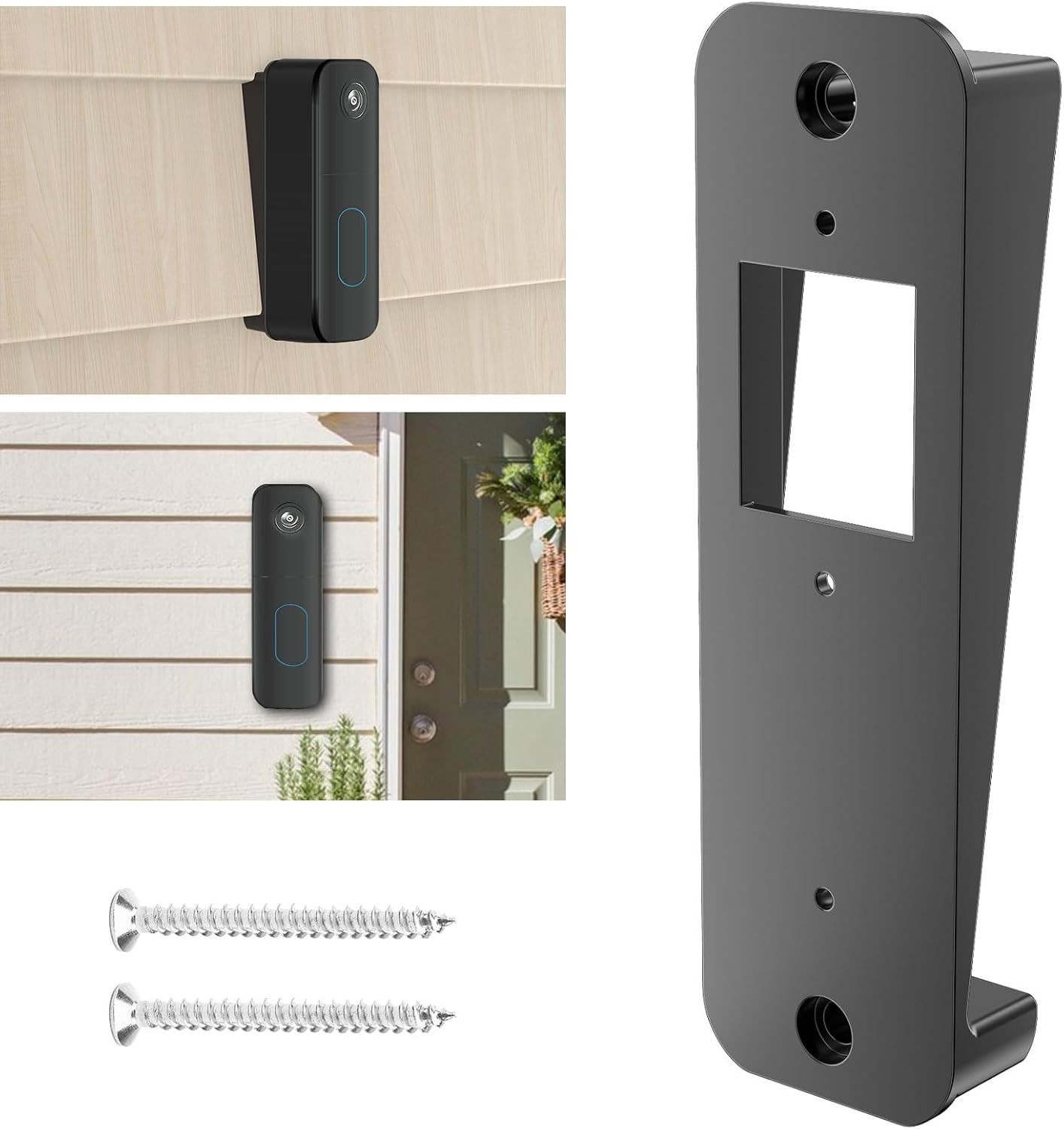 Vinyl Siding Mount for Blink Doorbell Siding Mount, Apply to 4" Standard Viny...