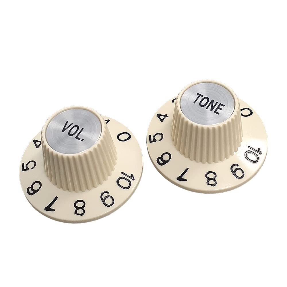 YJB PARTS Sombrero Knob Silver Top Inch mm Aged White/VOL.+ TO From Japan