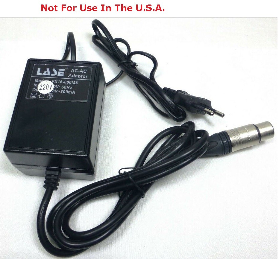 Replacement Soundcraft 220V Power Supply Adapter FX16 Spirit Mixer Console 220V