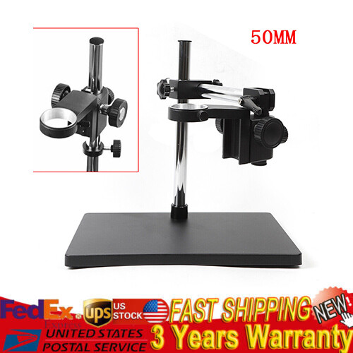 Adjustable Microscope Boom Stand Heavy Duty Large Stereo Arm Table Stand Holder