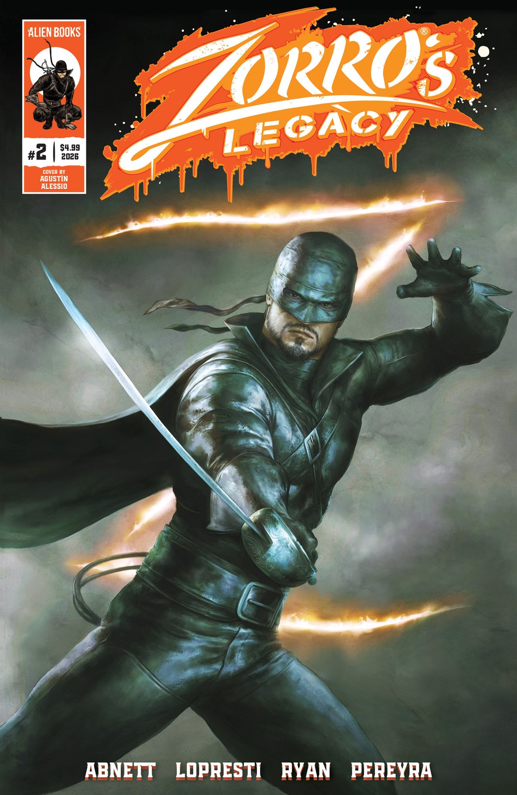 Zorro's Legacy #2 CVR C Alessio Pre Order 8/19/26 Idw Publishing