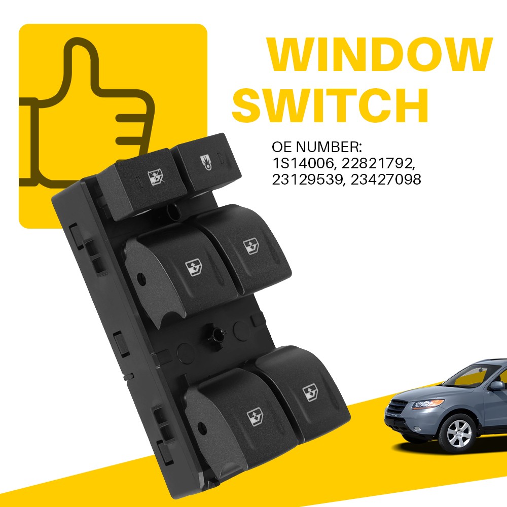 Master Power Window Switch LH Front for CHEVROLET SILVERADO 1500 2500 3500 14-19