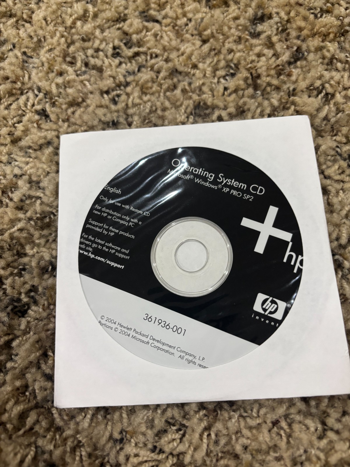 HP restore plus dc7100 ver 2.3 cd - 360180-b24