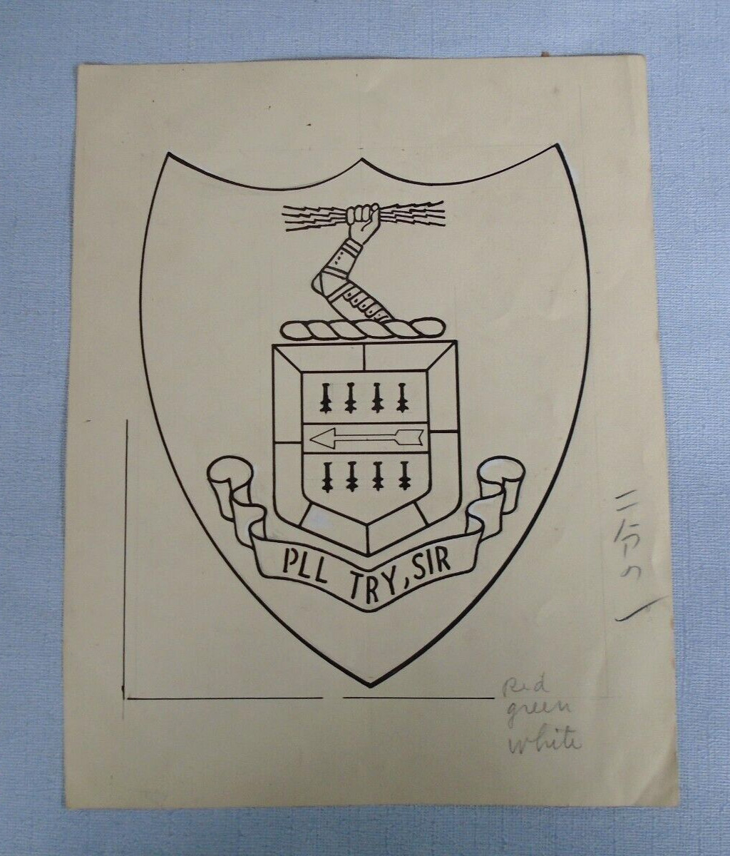 5th Infantry Regiment, drawing of unit destinctive insignia