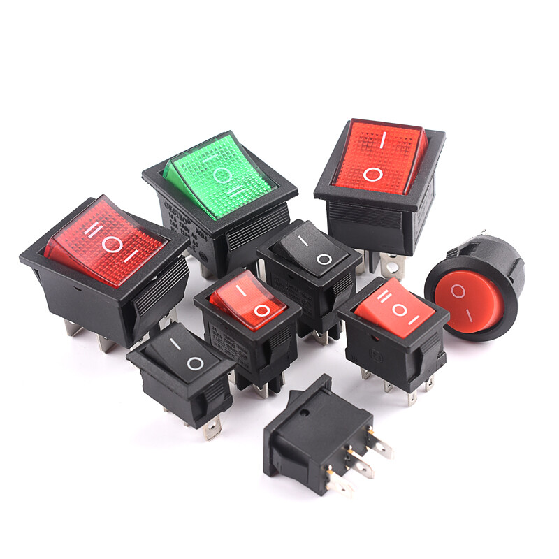 Rectangular Rocker Switch 2/3 Position SPST 125V 250V 6A/10A KCD1 ON OFF