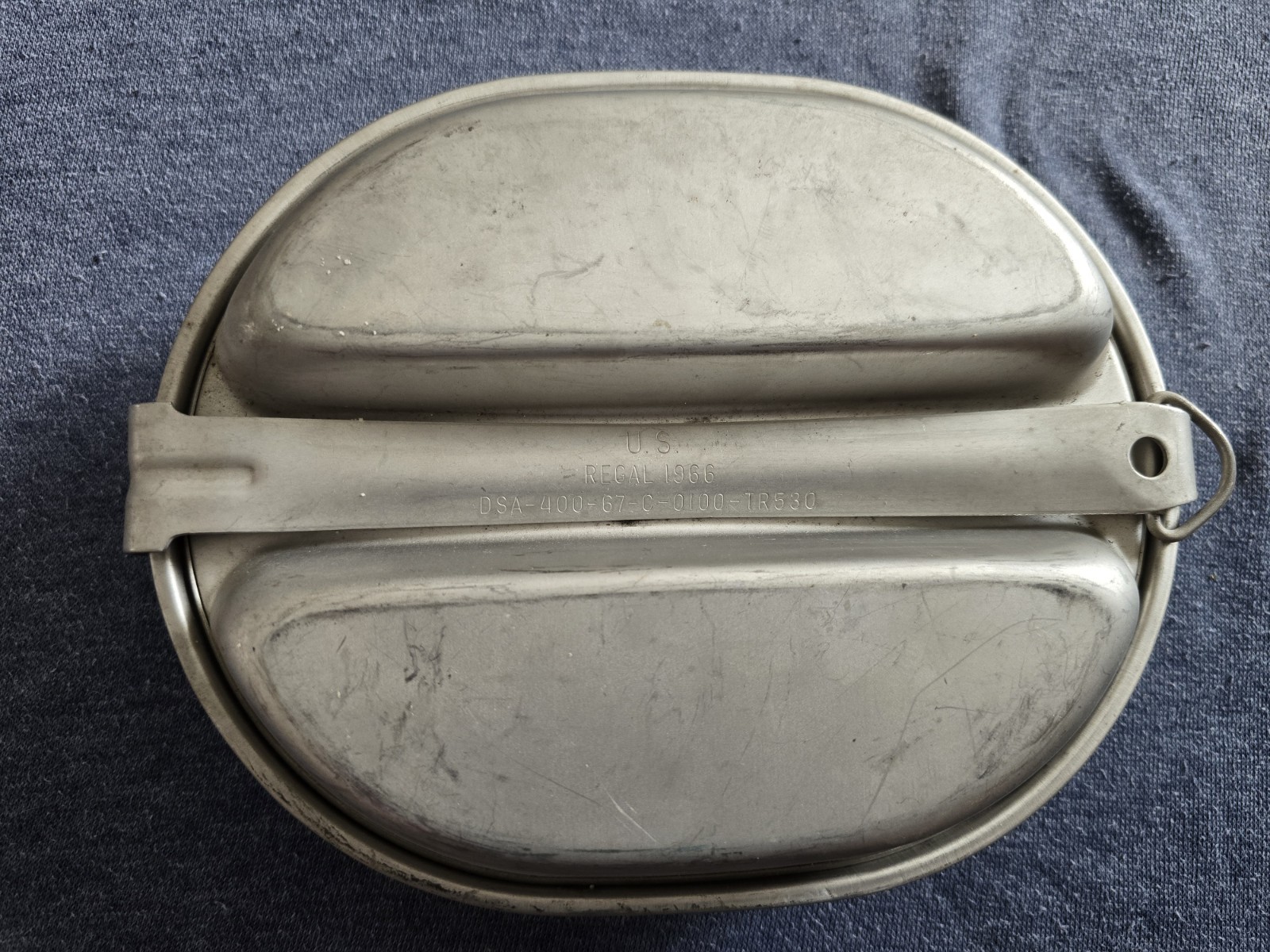 USGI  Vietnam 1966 dated mess kit, appears to be unused. Item #2