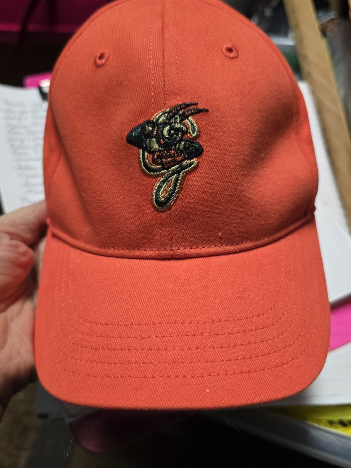 Greensboro Grasshoppers Minor League Baseball Orange Toddler Cap New T90