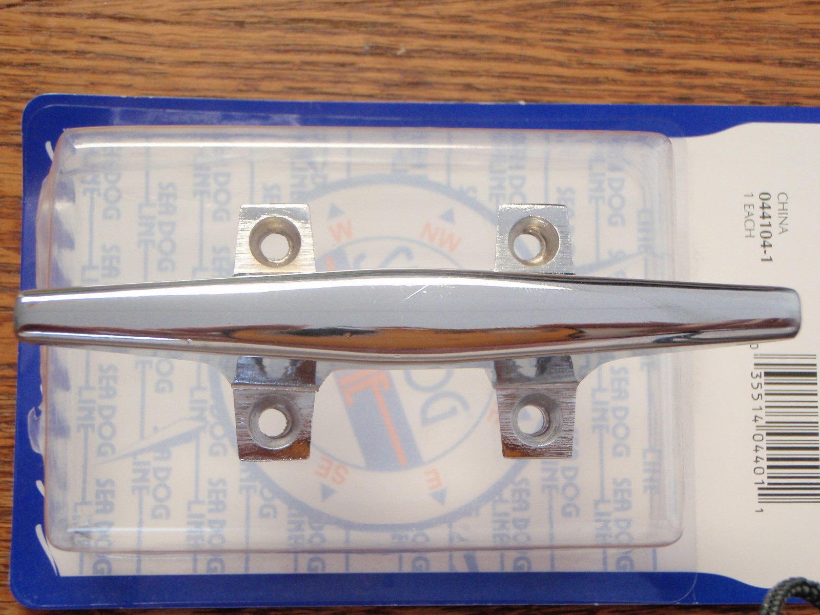 CLEAT CHROME SEADOG 0441041 4-1/2" MARINE HARDWARE DECK ROPE CLEAT BOAT CHROME