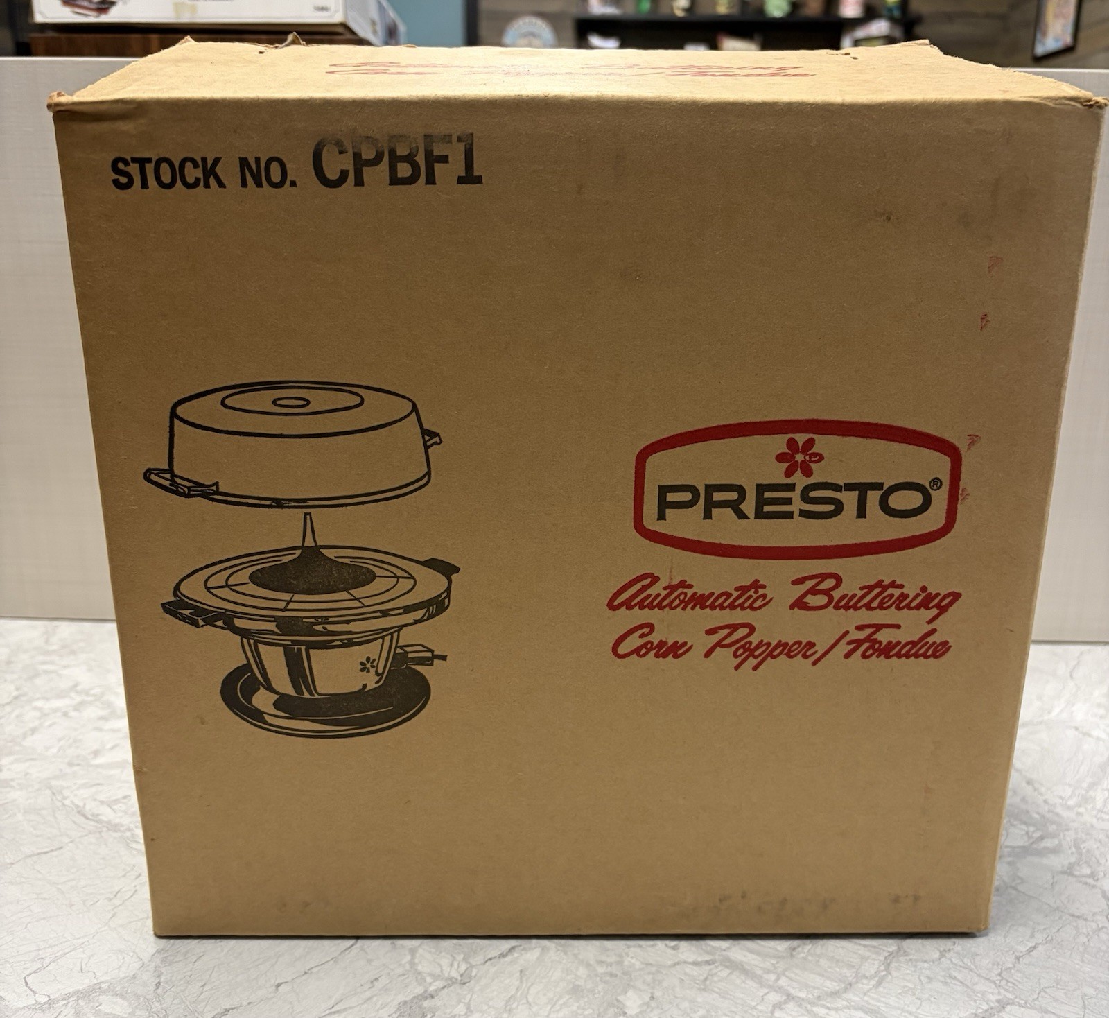Vintage Presto Automatic Corn Popper CPBF1 Popcorn Maker  NEW UNUSED!!