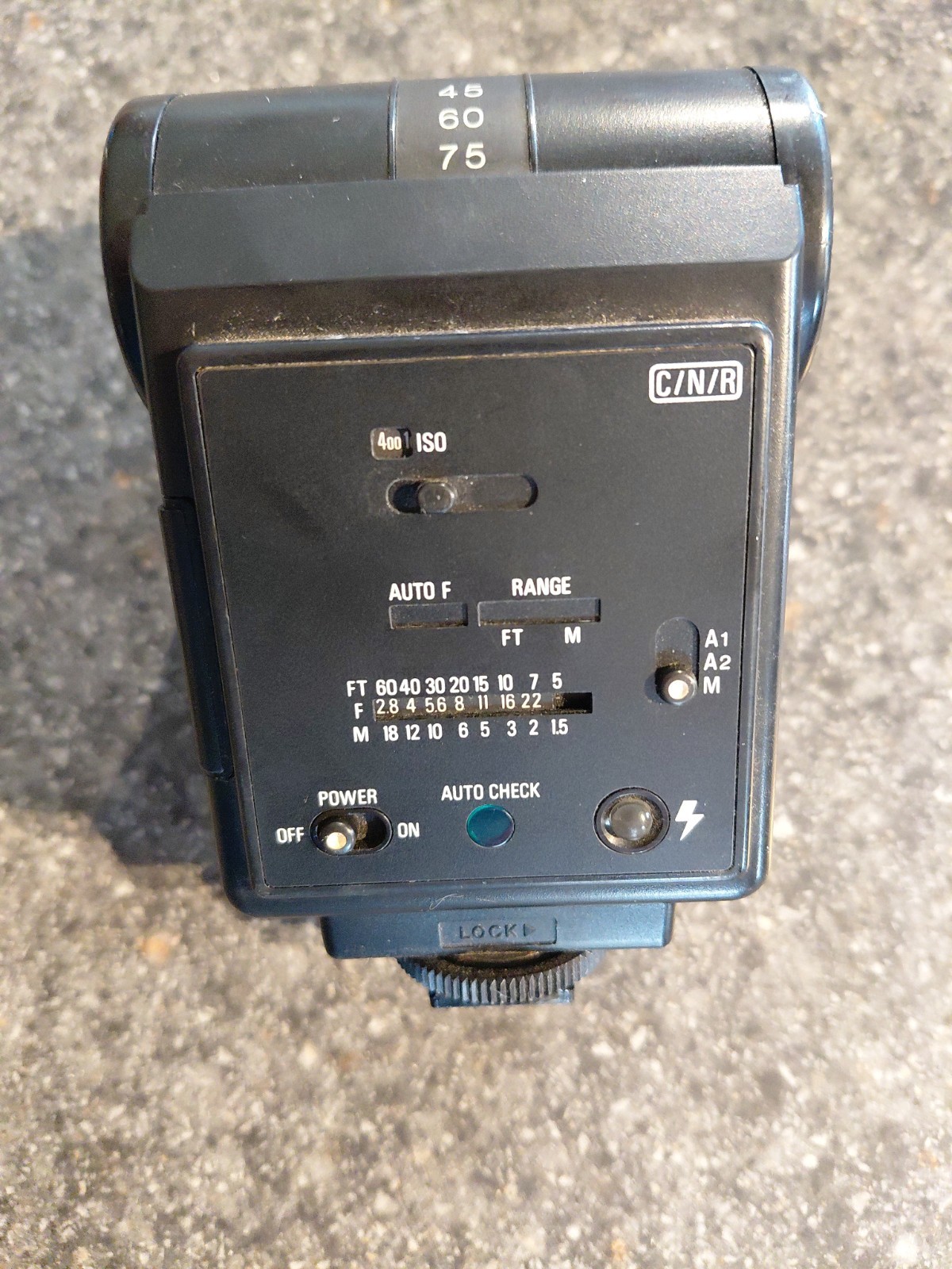 Vintage VIVITAR AUTO THYRISTOR Camera Mount Bounce Flash 2800-D