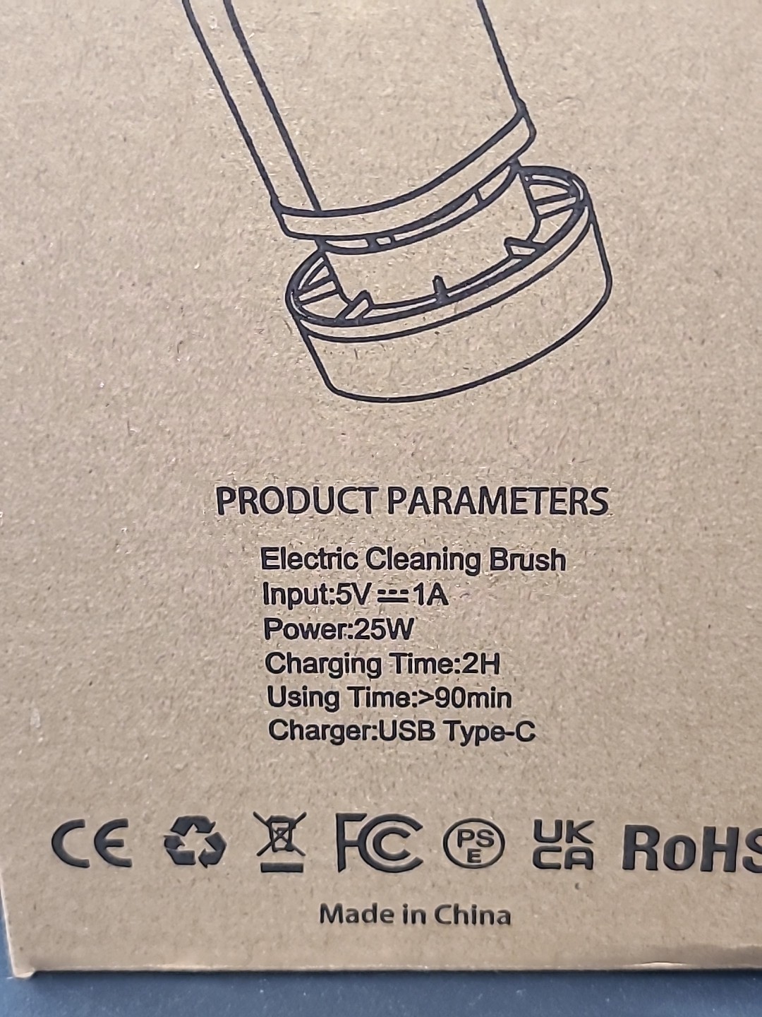 Electric Scrubber Rechargeable