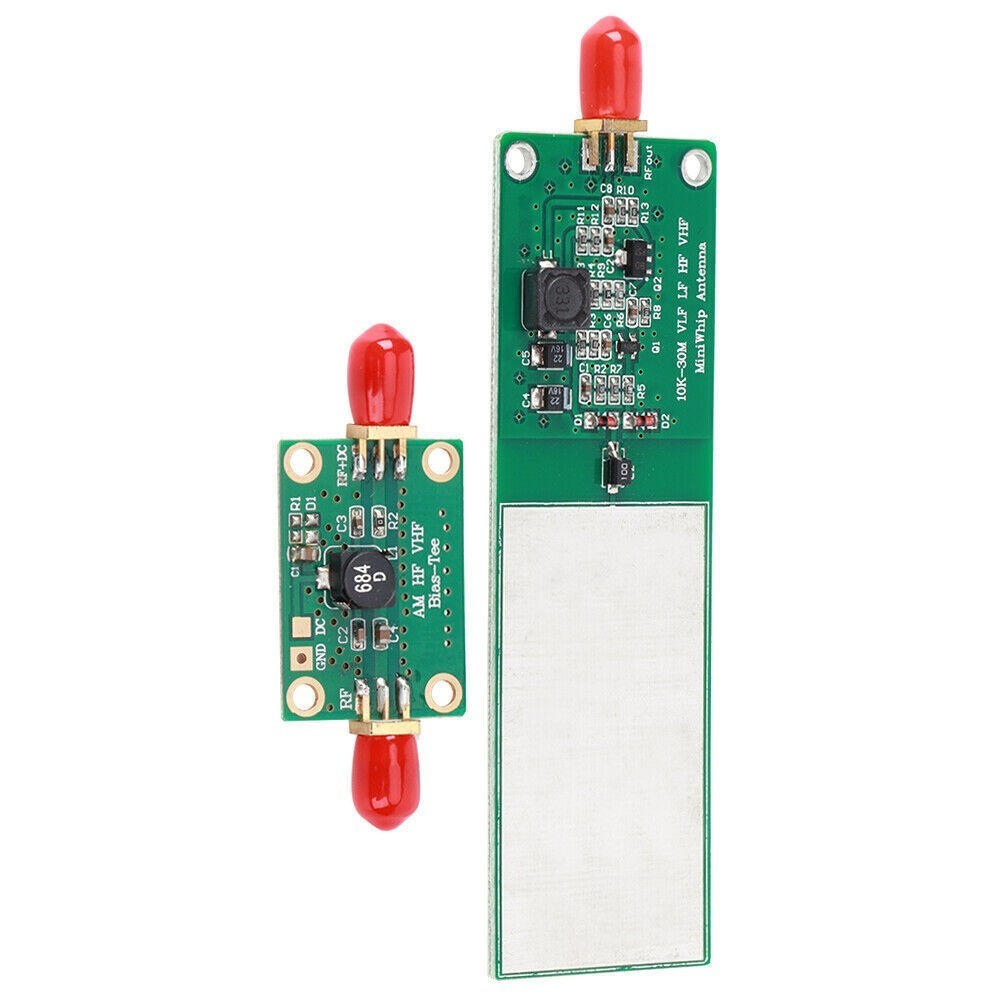 2Pcs Mini‑Whip Active Antenna RTL‑SDR Short Radio Receiver Electronic