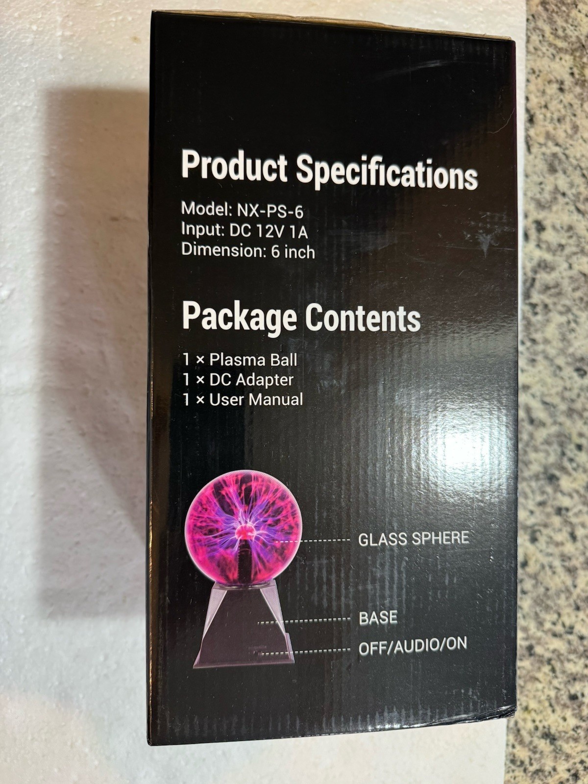 Theefun Magic Plasma Ball - NIB - Unused