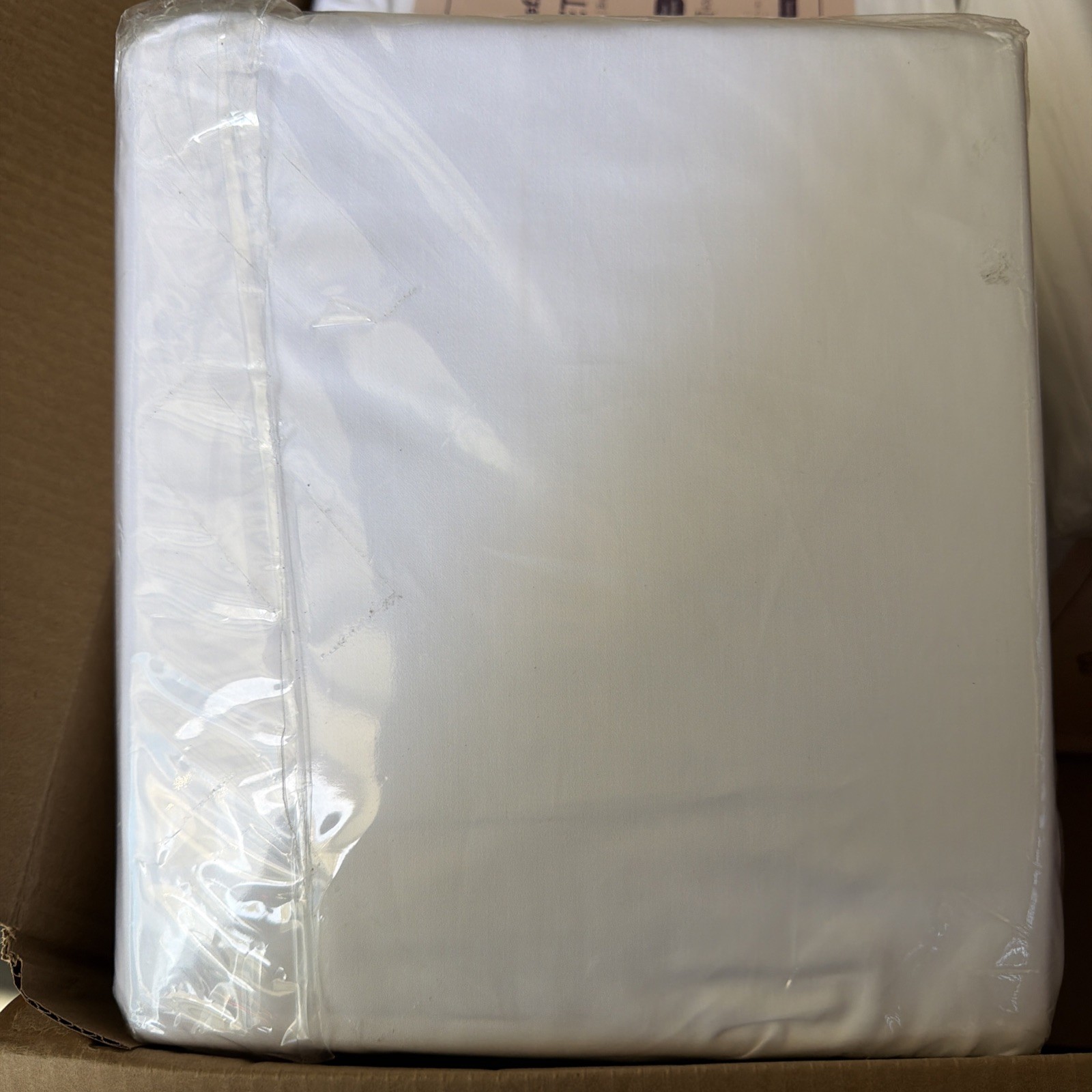 Wakefit 500TC Cotton King Size Sheet Set White Solid Super Soft Breathable