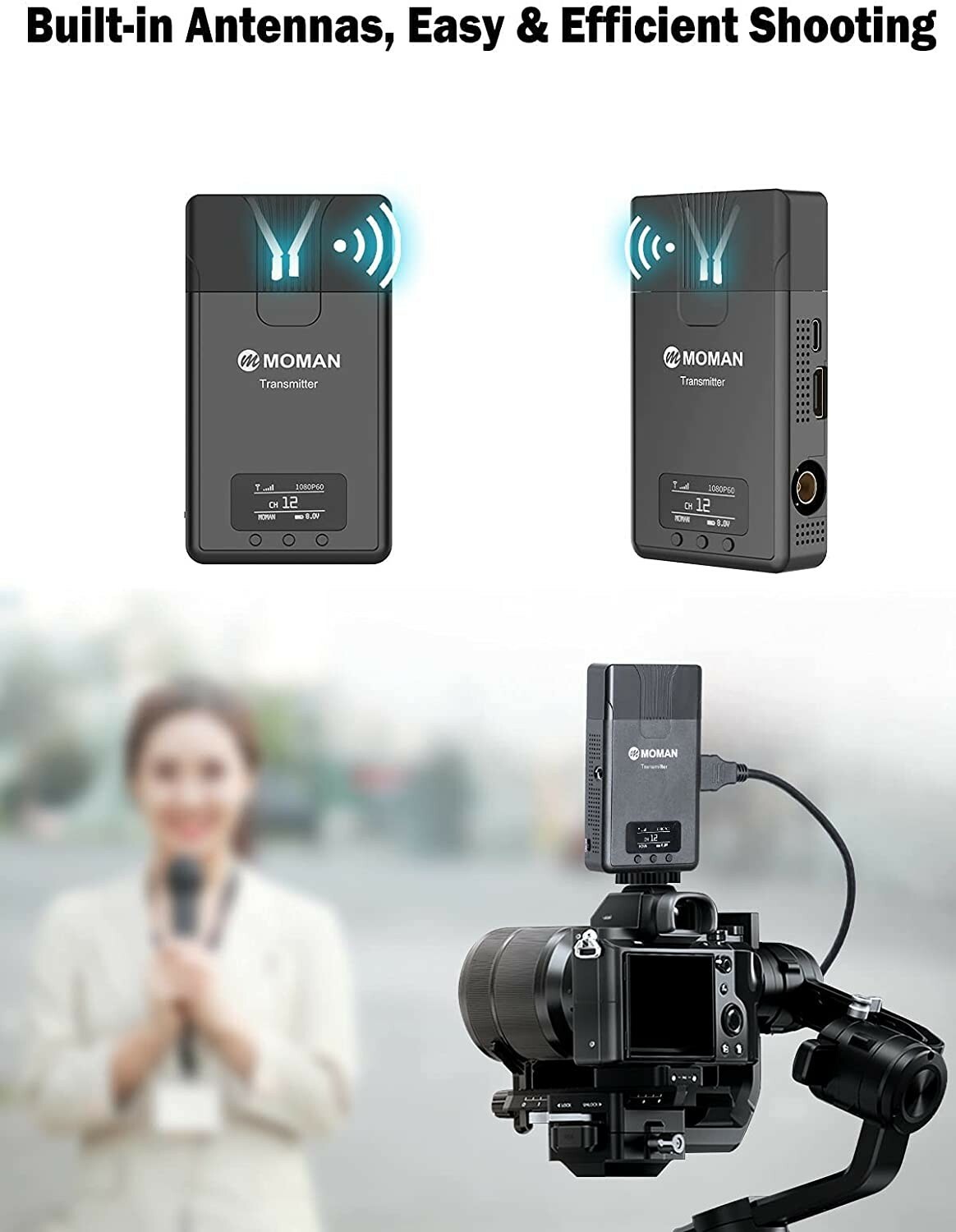 Wireless Transmission System,Moman Matrix600S,Wireless-HDMI-Transmitter-Receiver