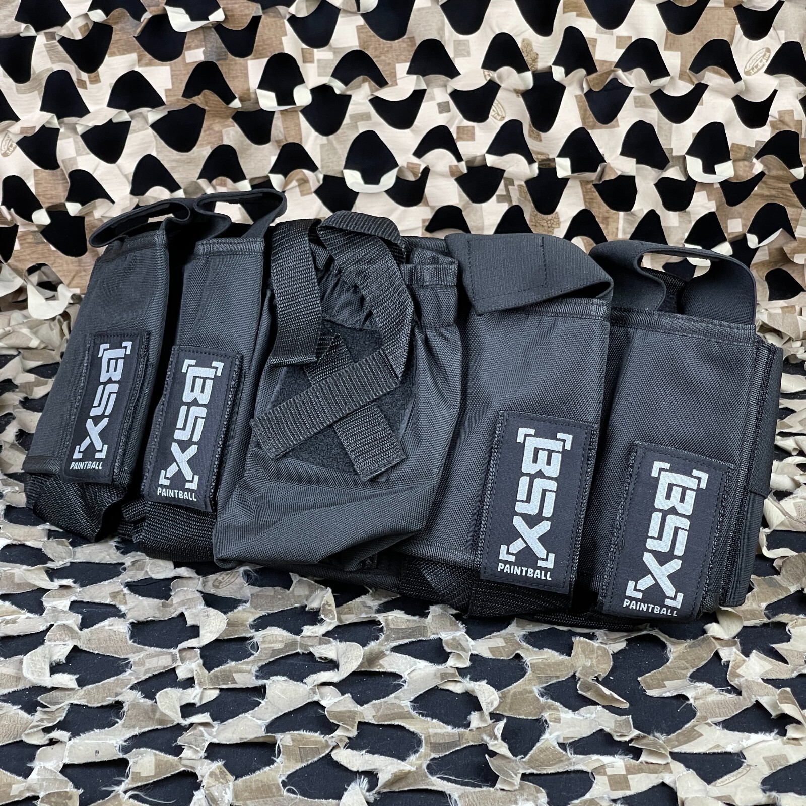 NEW BSX 4+1 Paintball Harness - Black