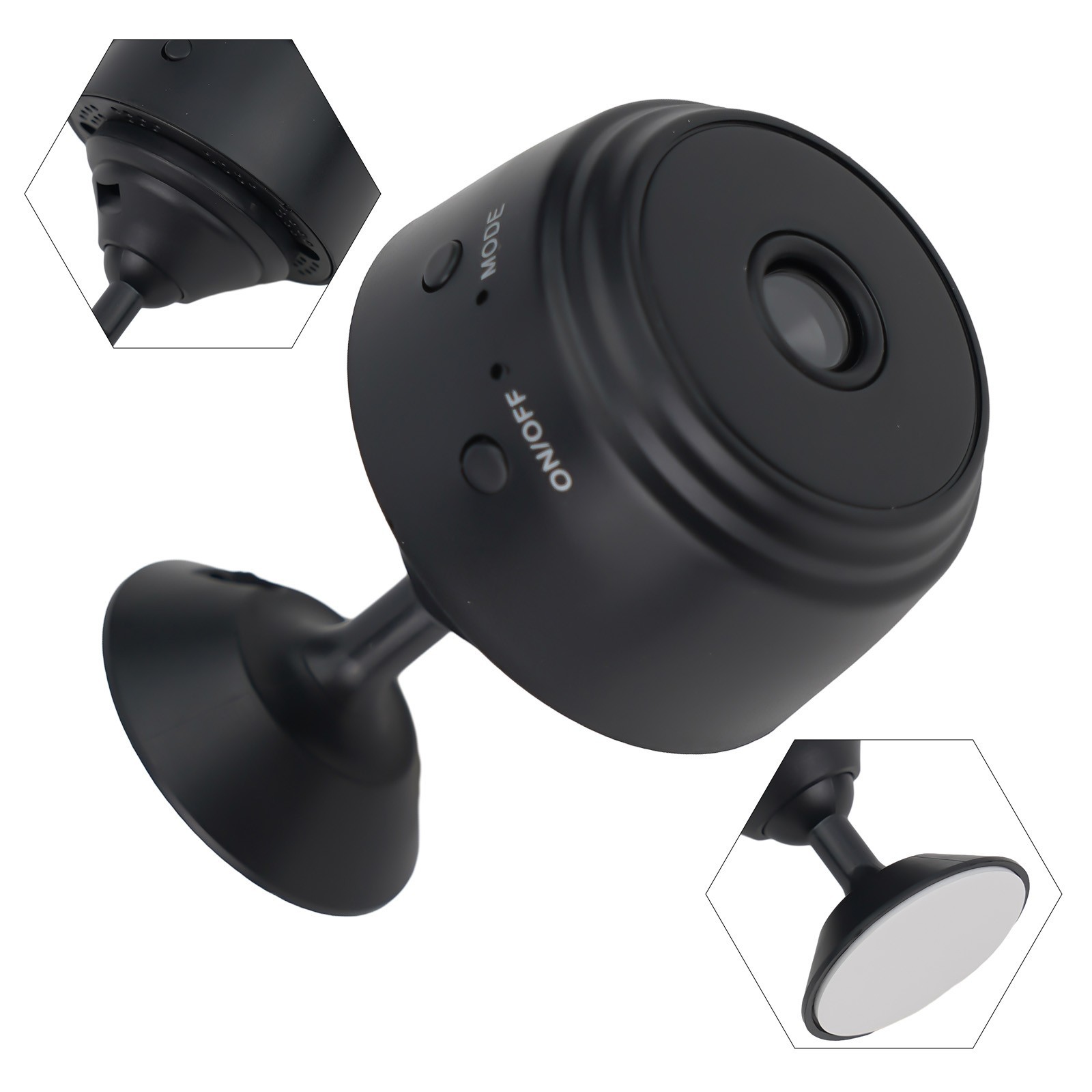 WiFi Surveillance Camera A9 for mini Camera with for Night Vision and Loop