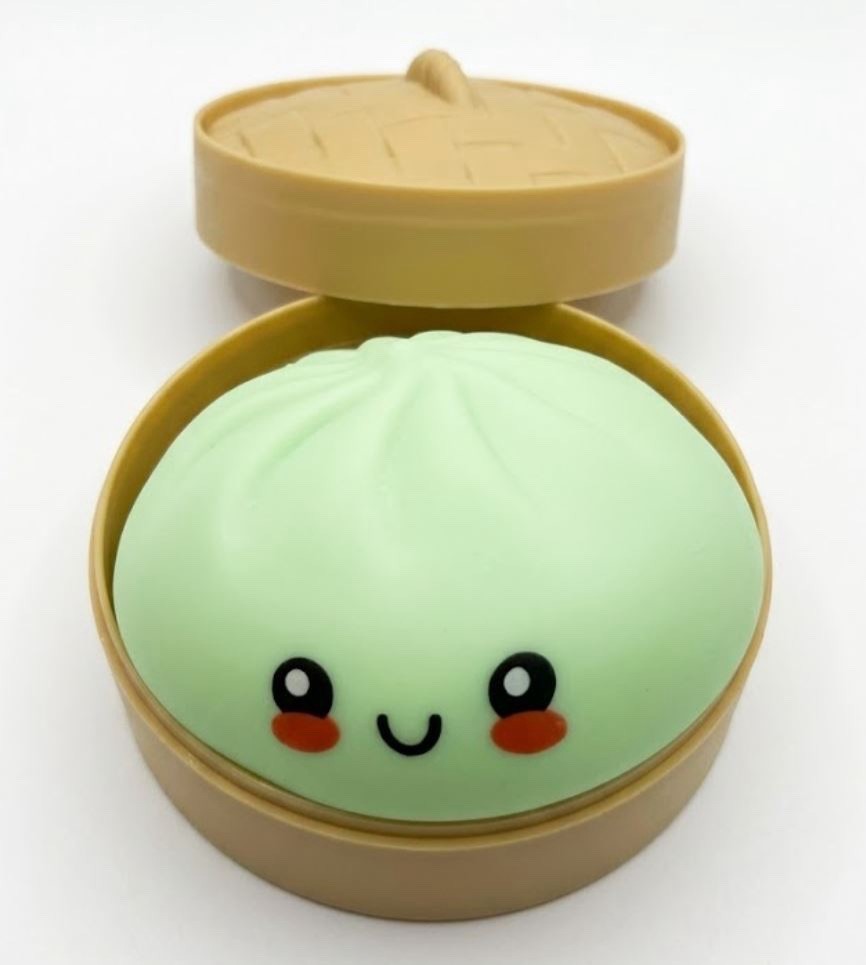 RMS Squishy Dumpling Series 2 – Green Dumpling (Loose/Open Box)  Squeeze Toy