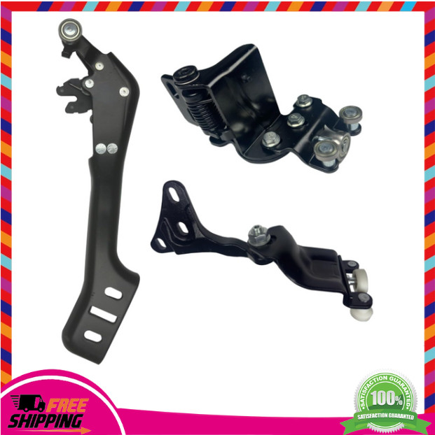 Right Sliding Door Roller Hinge Kit Upper Middle Lower for Ford Transit 15-19