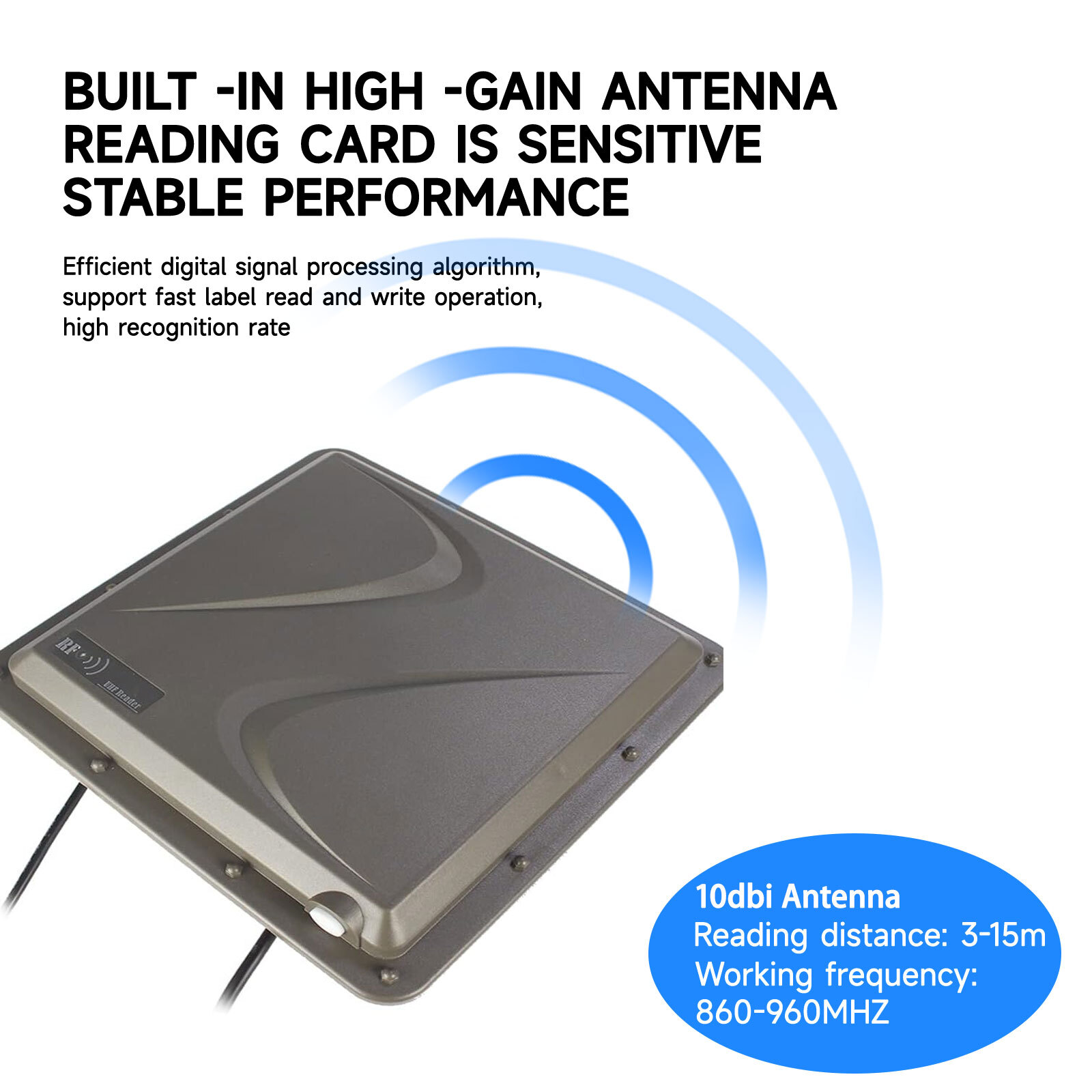 Yanzeo SR791 UHF 10dbi 12m Long Range IP67 Network Output RFID Reader