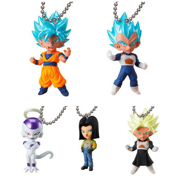 Dragon Ball Super UDM Burst 29 Keychain Swing Mascot Goku Vegeta Vegeks Frieza