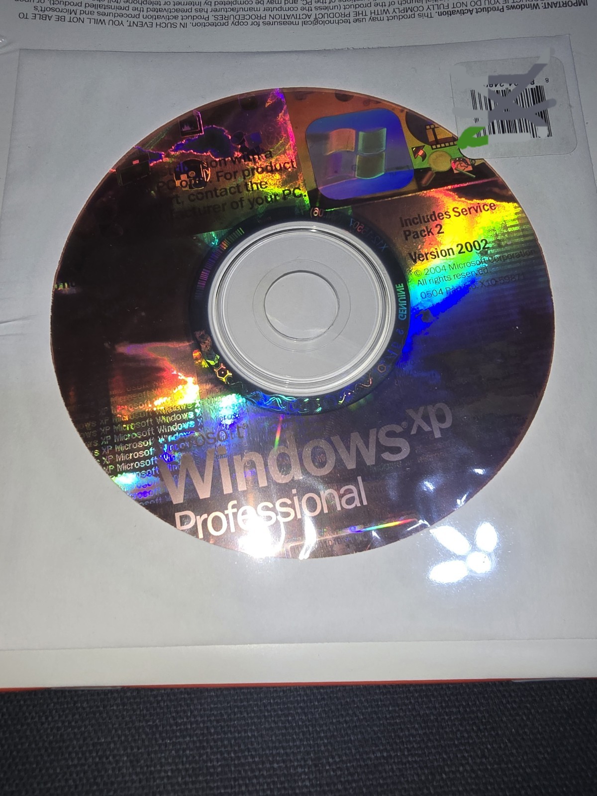 MICROSOFT WINDOWS XP PROFESSIONAL w/SP2 - 100% NEW, OEM ISSUED & SEALED