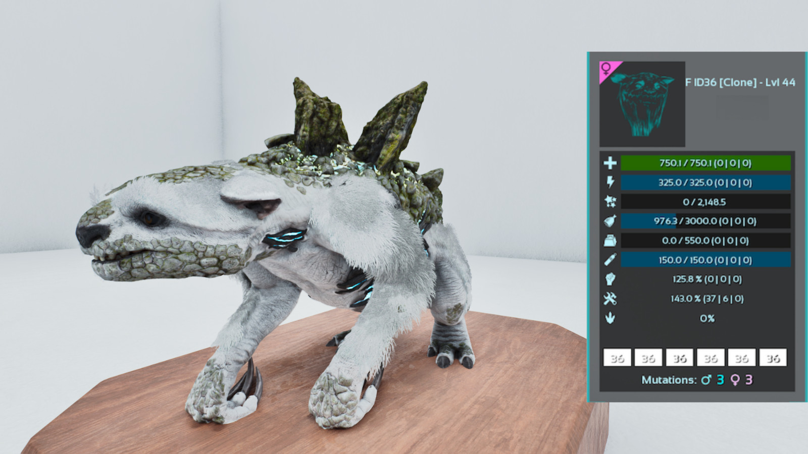 🔥ARK Survival Ascended OFFICIAL PVE - GACHAS SOLID TOP STATS
