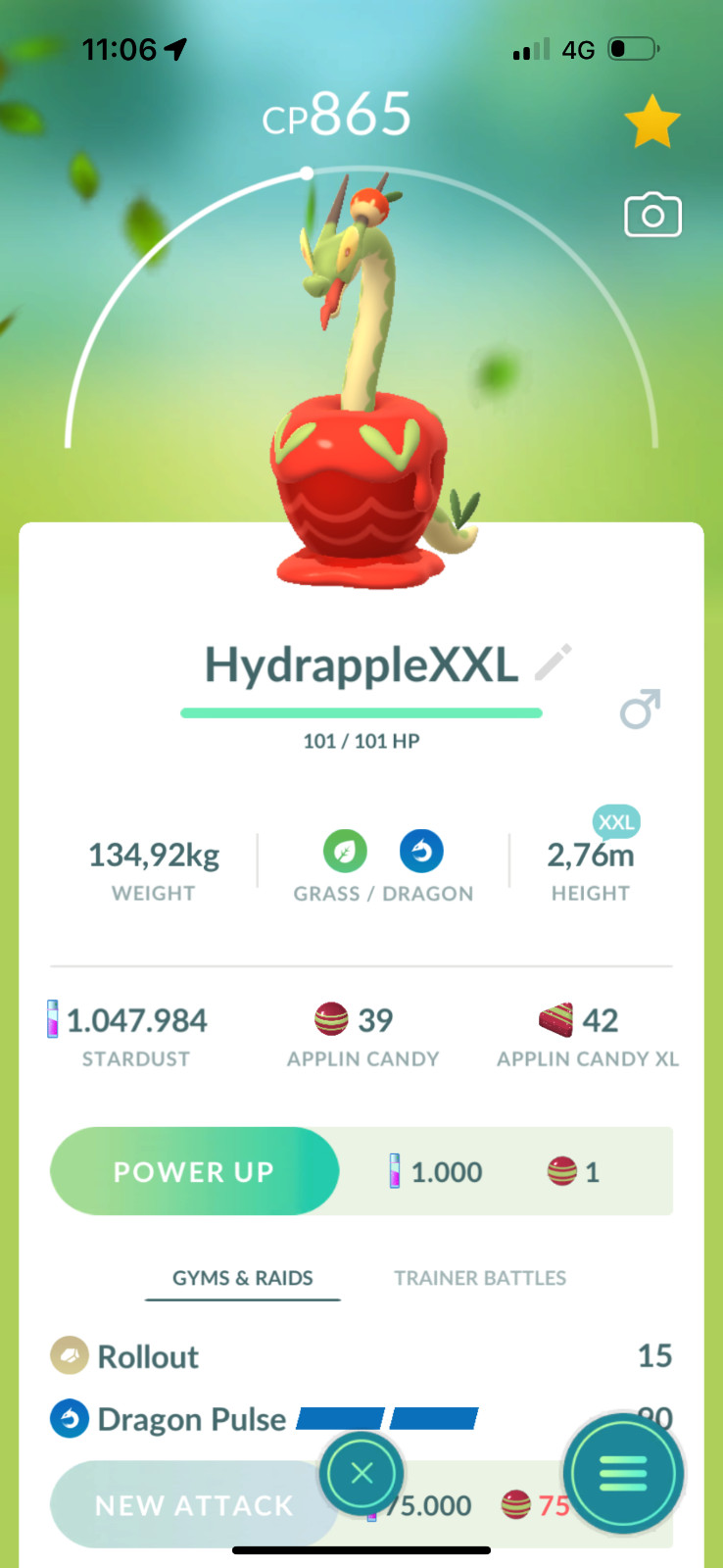 Hydrapple XXL  | Tr-de 20k stardust or Mini P T C