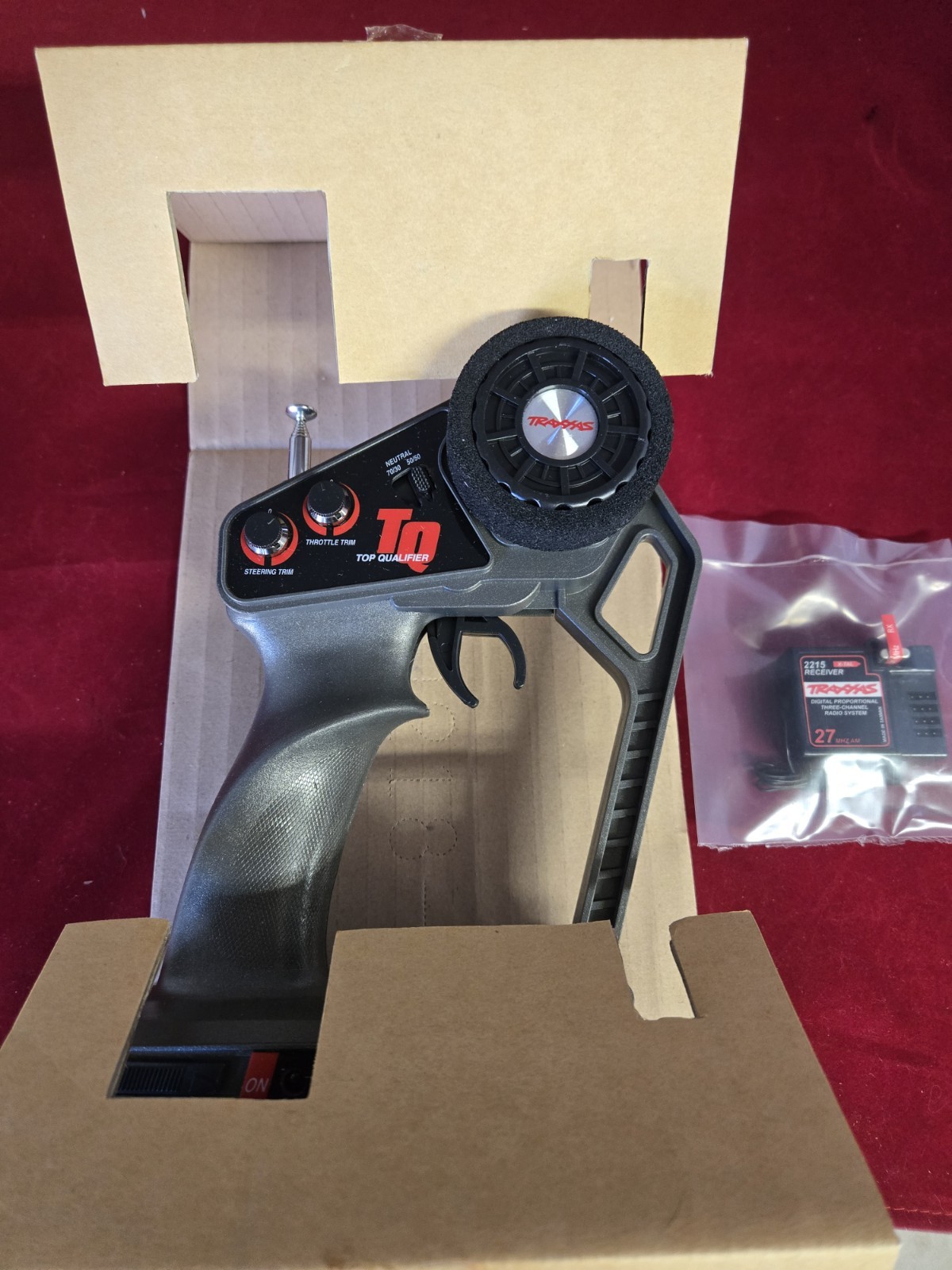 Traxxas TQ 2 Channel AM Radio System With Transmitter And Matching Reciever NEW